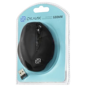  Мышь Oklick 688MW Ergo черный USB 