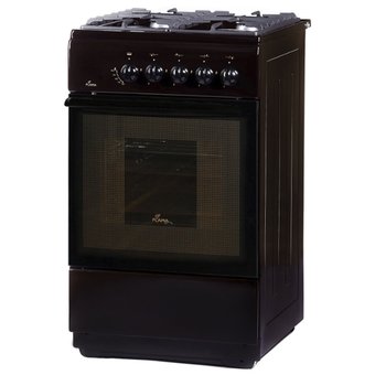  Плита Flama FG 24028 B коричневый (без крышки) реш.чугун 