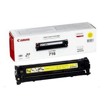  Картридж лазерный Canon 716Y 1977B002 желтый (1500стр.) для Canon LBP-5050/5050N 