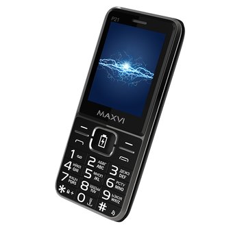  Мобильный телефон MAXVI P21 black 