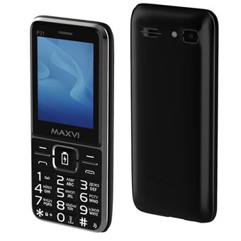  Мобильный телефон MAXVI P21 black 