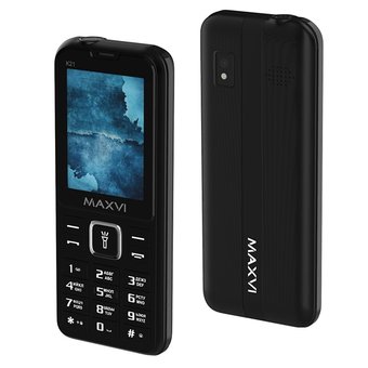  Телефон MAXVI K21 black 