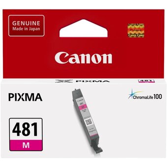  Картридж струйный Canon CLI-481 M 2099C001 пурпурный для Canon Pixma TS6140/TS8140TS/TS9140/TR7540/TR8540 