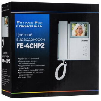  Видеодомофон Falcon Eye FE-4CHP2 белый 