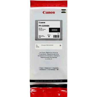  Картридж струйный Canon PFI-320 MBK 2889C001 черный матовый (300мл) для Canon imagePROGRAF TM-200/205 