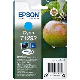  Картридж струйный Epson T1292 C13T12924012 голубой (7мл) для Epson SX420W/BX305F 