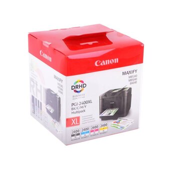  Картридж струйный Canon PGI-2400XL 9257B004 черный/голубой/пурпурный/желтый набор для Canon iB4040/МВ5040/5340 