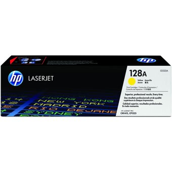  Картридж лазерный HP 128A CE322A желтый (1300стр.) для HP CM1415/CP1525 