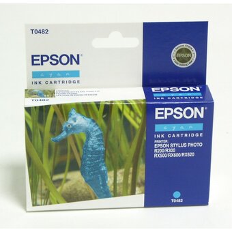  Картридж струйный Epson T0482 C13T04824010 голубой (13мл) для Epson St Ph R200/300/500/600 