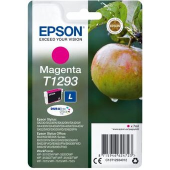  Картридж струйный Epson T1293 C13T12934012 пурпурный (7мл) для Epson SX420W/BX305F 