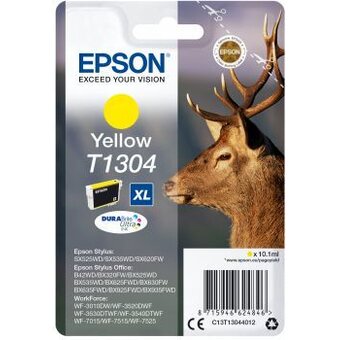  Картридж струйный Epson T1304 C13T13044012 желтый (10.1мл) для Epson B42WD 