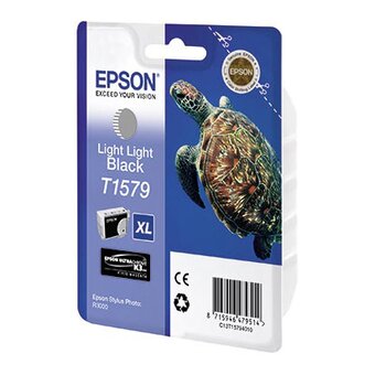  Картридж струйный Epson T1579 C13T15794010 светло-серый (25.9мл) для Epson St Ph R3000 