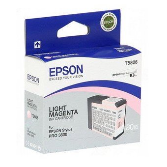  Картридж струйный Epson T5806 C13T580600 светло-пурпурный (80мл) для Epson St Pro 3800 