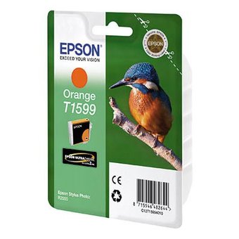  Картридж струйный Epson T1599 C13T15994010 оранжевый (17мл) для Epson St Ph R2000 