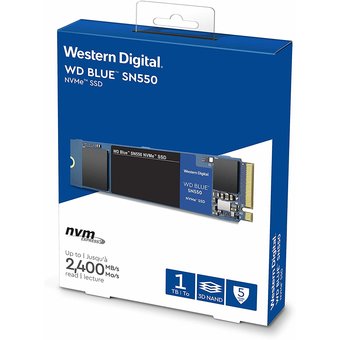 Накопитель SSD WD Original PCI-E x4 1Tb WDS100T2B0C Blue SN550 M.2 2280 