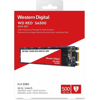  Накопитель SSD WD Original SATA III 500Gb WDS500G1R0B Red SA500 M.2 2280 
