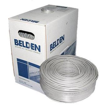  Кабель информационный Belden 1583E.00U305 кат.5е U/UTP не экранированный 4X2X24AWG PVC универсальный 305м серый 