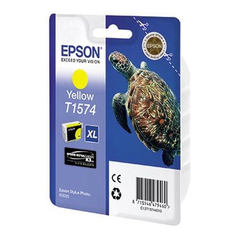  Картридж струйный Epson T1574 C13T15744010 желтый (25.9мл) для Epson St Ph R3000 