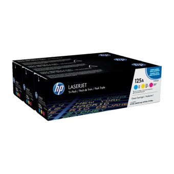  Картридж лазерный HP 126A CF341A голубой/пурпурный/желтый набор (1000стр.) для HP LJ CP1025 