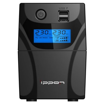  ИБП Ippon Back Power Pro II Euro 850 480Вт 850ВА черный (1005575) 