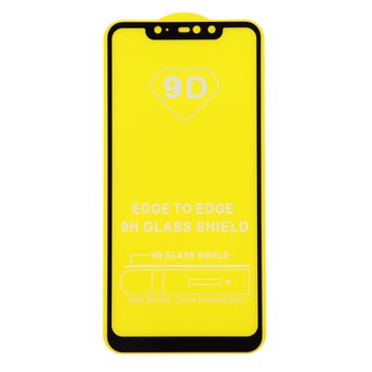  Защитное стекло 2.5D Full Cover+Full Glue для Xiaomi Redmi Note 6 pro чёрный 