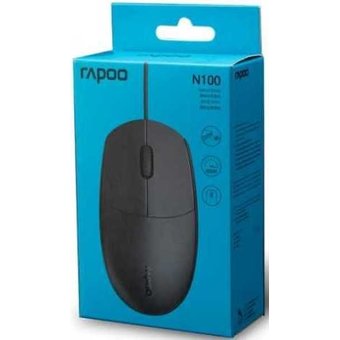  Мышь Rapoo N100 черный USB 