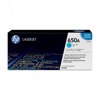  Картридж лазерный HP 650A CE271A голубой (15000стр.) для HP LJ CP5520/5525 
