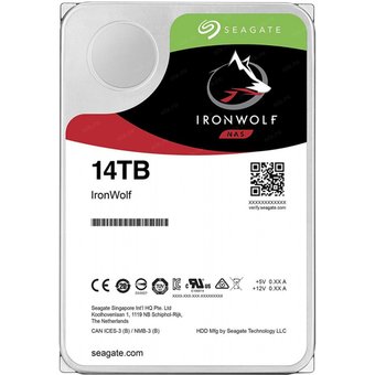  Жесткий диск Seagate Original SATA-III 14Tb ST14000NE0008 Ironwolf Pro (7200rpm) 256Mb 3.5" 