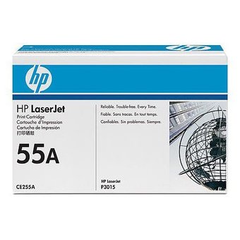  Картридж лазерный HP 55A CE255A черный (6000стр.) для HP LJ P3015 