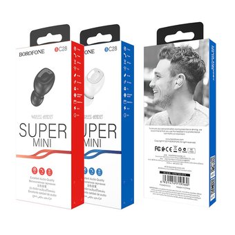  Гарнитура bluetooth Borofone BC28 Shiny sound Mini, black 