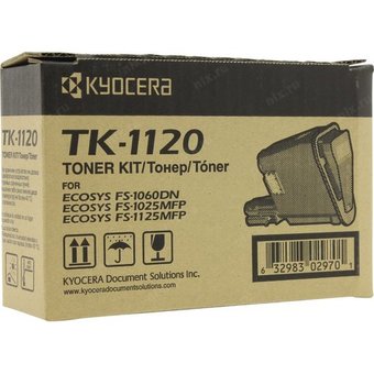  Картридж лазерный Kyocera TK-1120 черный (3000стр.) для Kyocera FS-1060DN/1025/1125 