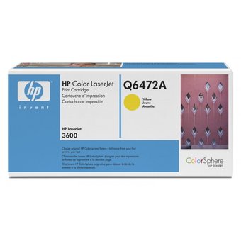  Картридж лазерный HP Q6472A желтый (4000стр.) для HP CLJ 3600/CP3505/P2014 