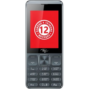  Мобильный телефон ITEL IT6320 Dark Grey (ITL-IT6320-DAGR) 