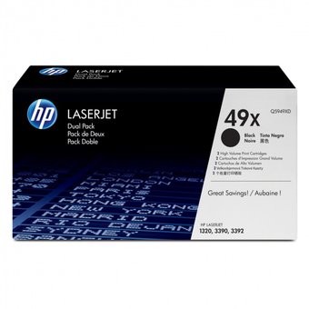  Картридж лазерный HP Q5949XD черный x2упак. (12000стр.) для HP LJ 1320 
