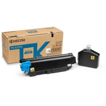  Картридж лазерный Kyocera TK-5270C голубой (6000стр.) для Kyocera M6230cidn/M6630cidn/P6230cdn 