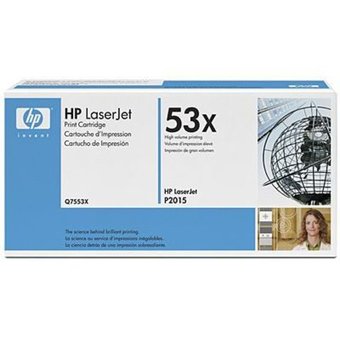  Картридж лазерный HP Q7553X черный (7000стр.) для HP LJ P2015/P2014/M2727 