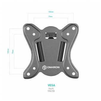  Кронштейн ONKRON Basic R2 Black 