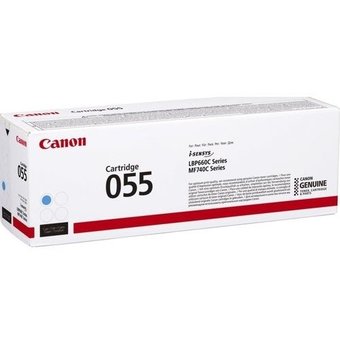  Картридж лазерный Canon 055 C 3015C002 голубой (2100стр.) для Canon MF746Cx/MF744Cdw/MF742Cdw/LBP664Cx/663Cdw 
