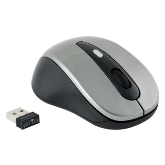  Мышь Oklick 435MW серый/черный USB 