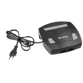  Игровая консоль Dendy Classic 8bit черный в комплекте 255 игр 