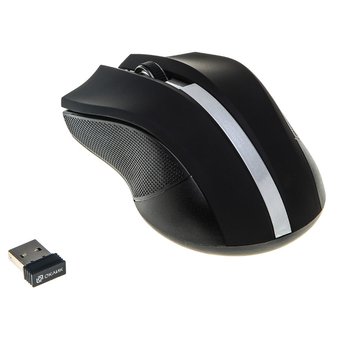  Мышь Oklick 615MW черный/серебристый USB 