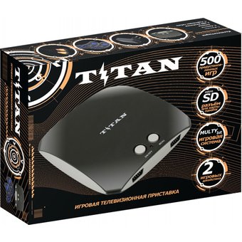  Игровая приставка SEGA Magistr Titan 3 черный (500 встроенных игр) (SD до 32 ГБ) [ConSkDn66] 