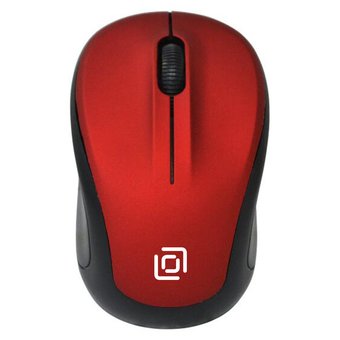  Мышь Oklick 665MW черный/красный USB 