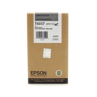  Картридж струйный Epson T6037 C13T603700 серый (220мл) для Epson St Pro 7880/9880 