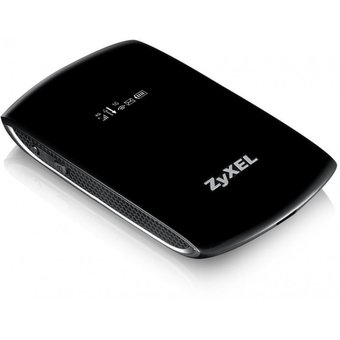  Модем 2G/3G/4G Zyxel WAH7706 USB Wi-Fi Firewall +Router внешний черный 