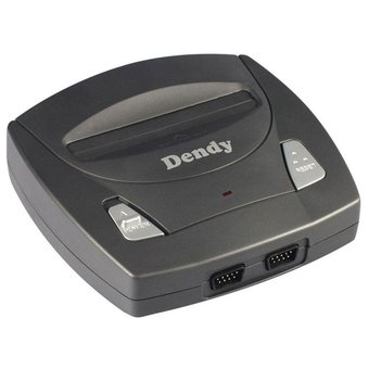  Игровая консоль Dendy Master черный + контроллер в комплекте 195 игр 