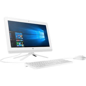  Моноблок HP 20-c435ur 7JT09EA 19.5" Full HD i3 7130U (2.7)/8Gb/1Tb 7.2k/HDG620/CR/Win10/GbitEth/WiFi/BT/65W/клав/мышь/белый 