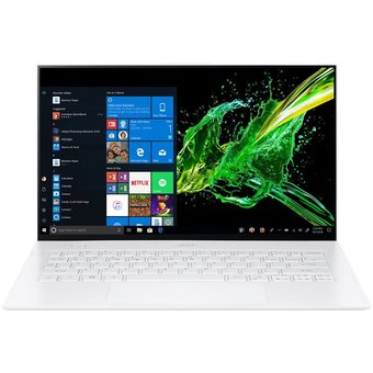  Ультрабук Acer Swift 7 SF714-52T-76X9 NX.HB4ER.003 i7 8500Y/16Gb/SSD512Gb/Intel UHD Graphics 615/14"/IPS/Touch/FHD 1920x1080/Win10 Pro/white 