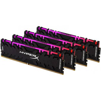  Оперативная память 32Gb DDR4 3600MHz Kingston HyperX Predator RGB (HX436C17PB4AK4/32) (4x8Gb KIT) 