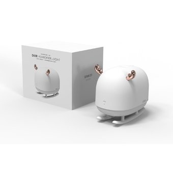  УЦ Портативный увлажнитель воздуха Sothing Deer Humidifier&Light (DSHJ-H-009) (белый) (ПУ) 